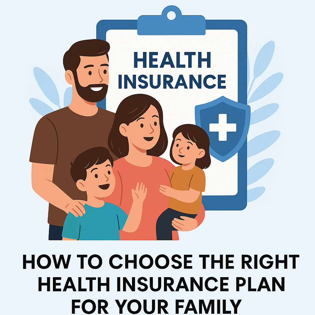 Family Reviewing Insurance